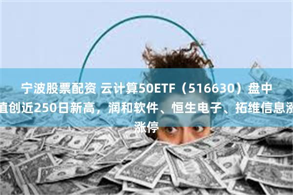 宁波股票配资 云计算50ETF（516630）盘中净值创近250日新高，润和软件、恒生电子、拓维信息涨停