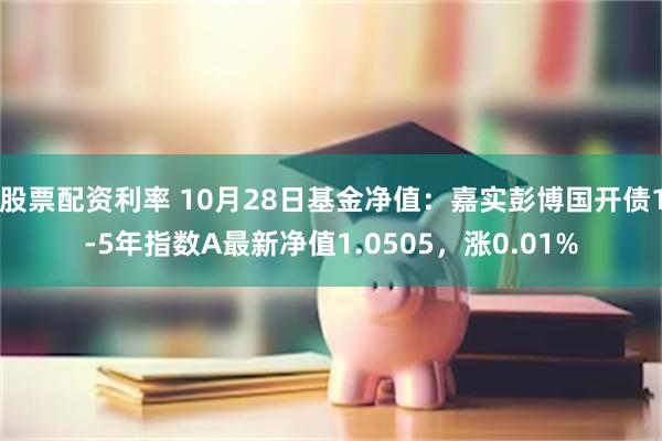 股票配资利率 10月28日基金净值：嘉实彭博国开债1-5年指数A最新净值1.0505，涨0.01%