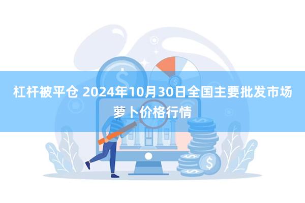 杠杆被平仓 2024年10月30日全国主要批发市场萝卜价格行情