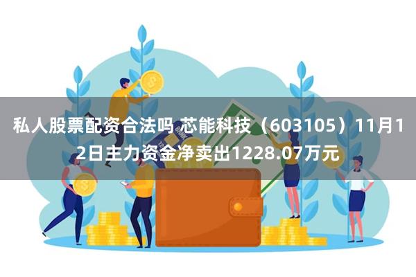 私人股票配资合法吗 芯能科技（603105）11月12日主力资金净卖出1228.07万元