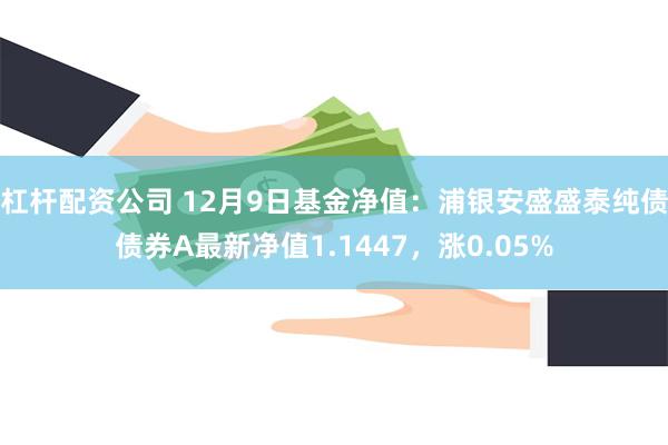 杠杆配资公司 12月9日基金净值：浦银安盛盛泰纯债债券A最新净值1.1447，涨0.05%