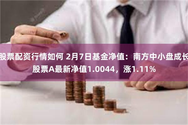 股票配资行情如何 2月7日基金净值：南方中小盘成长股票A最新净值1.0044，涨1.11%